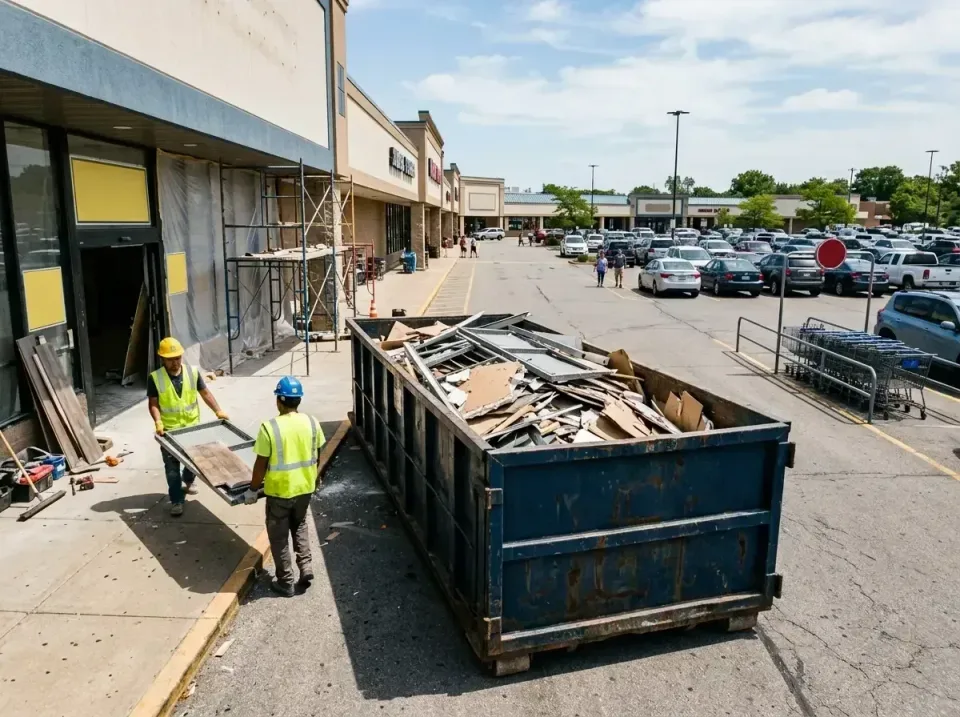 retail-store-renovation-debris-003 — frequently asked questions, Roll-off Dumpster Rentals in Paxtonia, PA